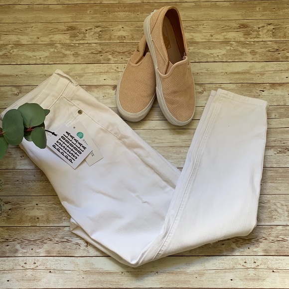 pistola Denim - Pistola White Cropped Jeans
